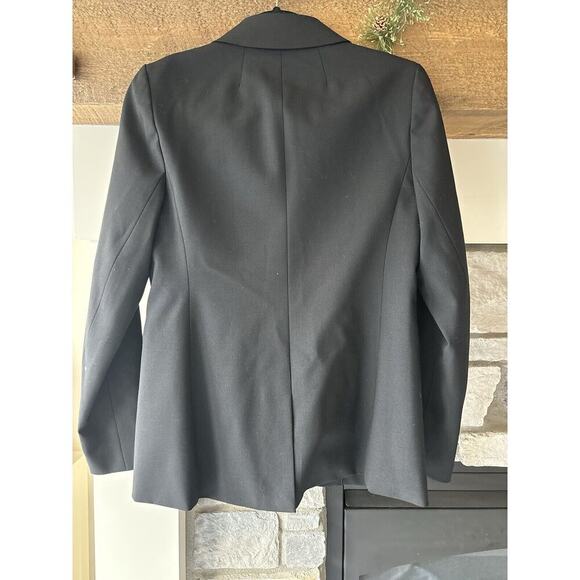 J Crew 365 Parke Blazer italian stretch wool womens 2 black J5383 Career Preppy - Picture 3 of 12